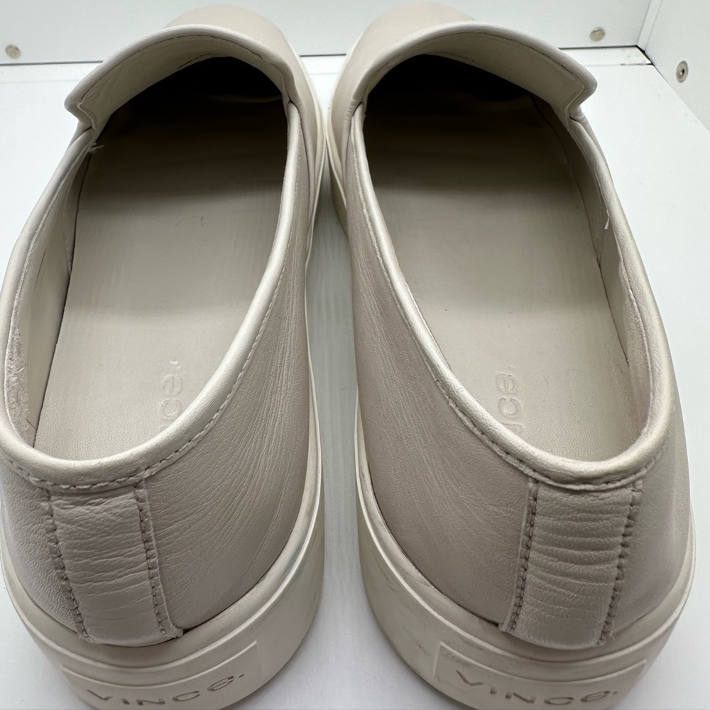 Vince Brenden B Women’s Leather Slip On Platform Sneaker Shoes US 9 - Picture 8 of 12